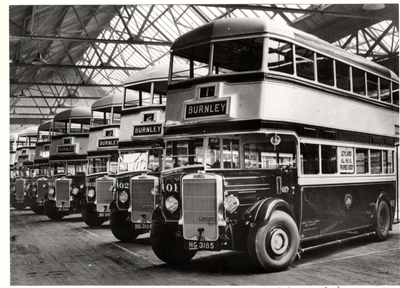 New buses at Leyland Motors Works