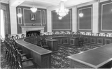 Council chambers at the Town Hall, Chorley