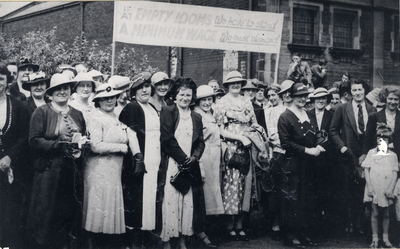 Weavers Demonstration For a Minimum Wage, Nelson