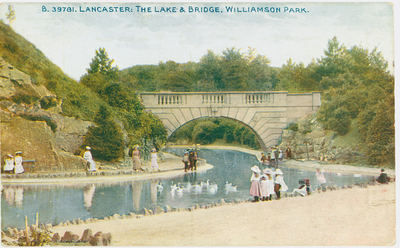 The Lake and Bridge, Williamson Park, Lancaster