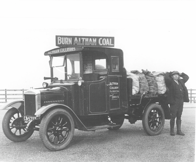 Altham Colliery delivery van