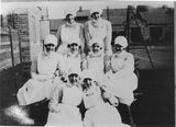 Student nurses at Accrington Victoria Hospiital