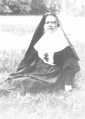 Nun at Clayton Hall