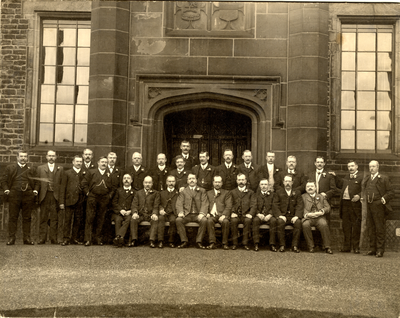 W. Cooper & J. Barker at Burnley & District Licensed Victuallers Association Meeting, Townley Hall