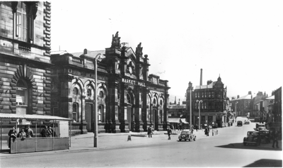 Market Hall and Blackburn Road