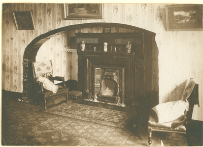 Inglenook fireplace at Martholme