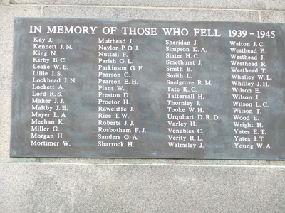 War Memorial, Ashton Gardens, St Annes on Sea