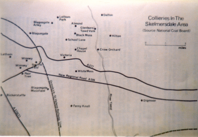 Collieries in the Skelmersdale area