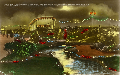 The Bandstand and Harbour Gardens, Morecambe Illuminations
