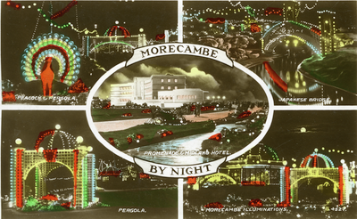 Morecambe illuminations by night