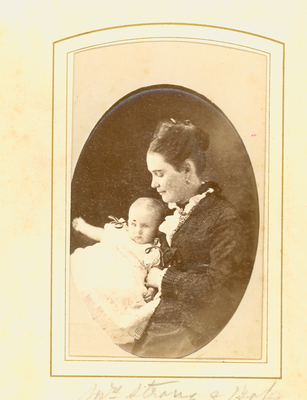 Mrs. Strong with infant, Quebec, Canada