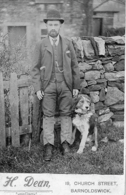 Barnoldswick man and his dog