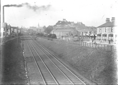 Railway Line by Jubilee Terrace, Clitheroe