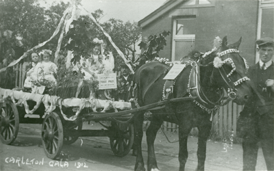 Carleton Gala, Horse drawn Float ~ 1912