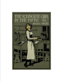 Book cover - "The Youngest Girl in the Fifth", Angela Brazil
