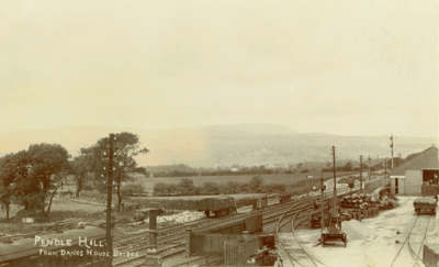 A View of Pendle Hill from Burnley