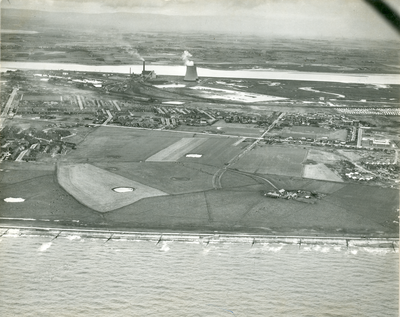 Aerial View: Larkholme Farm & Power Station, Fleetwood ~ 1963