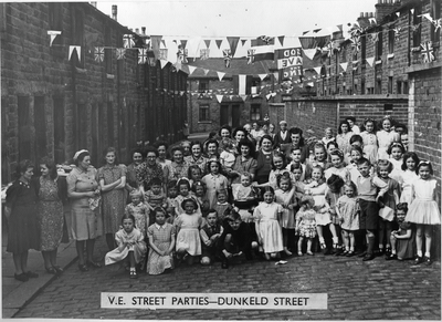 V.E. Day Street Party, Dunkeld Street, Lancaster