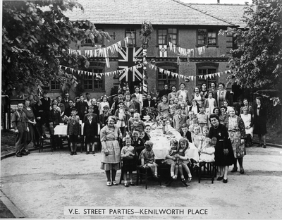 V.E. Day Street Party, Kenilworth Place, Lancaster