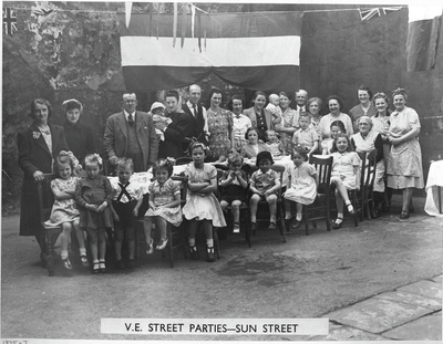 V.E. Day Street Party, Sun Street, Lancaster