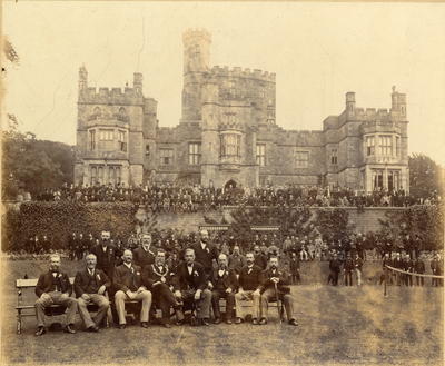Reunion of National School Old Boys at Hornby Castle (N.O.B.S.) near Lancaster
