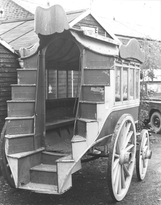 Horse drawn carriage from 'Royal Umpire' Museum, Ulnes Walton