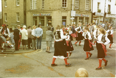 Morris Dancers, Castle Street, Clitheroe
