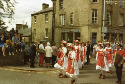 Morris Dancers, Castle Street, Clitheroe