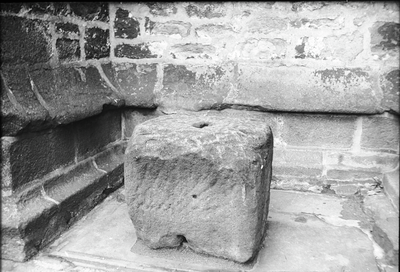  Whalley Church Exterior: Block of Roman Stone