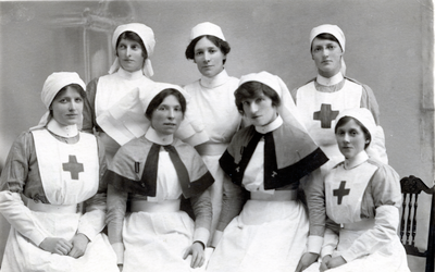 Nurses at Queen Mary's Military Hospital, Whalley
