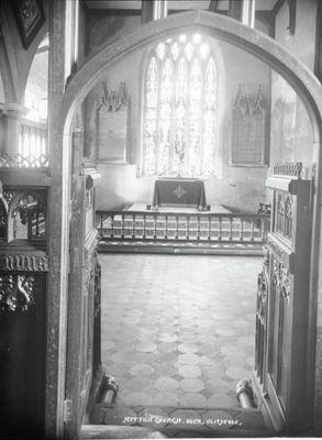 Mytton Church interior