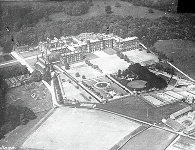 College from the air, Stonyhurst