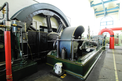 Steam Engine 'Peace', Queen Street Mill Museum, Burnley