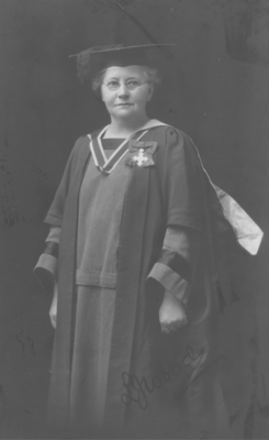 Miss Wood, first Head, Burnley Girls' High School