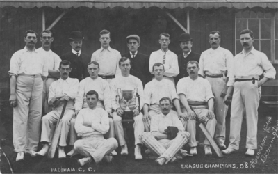 Padiham Cricket Club, Ribblesdale League Champions 1908