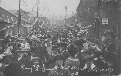 Royal visit to Broad Oak 1913. Accrington.