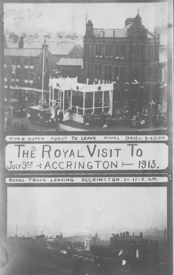 Royal visit of King George V 1913 Accrington.
