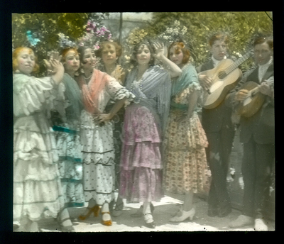 Spain - Flamenco dancers and musicians