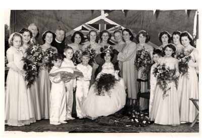 Tarleton Queen 1953. (Coronation Year.) Southport Visitor- Southport  Journal Copyright Photograph,