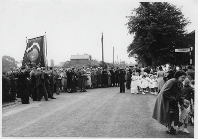 Crowds Gather on Eccleston St. Mary's Walking Day, Heskin