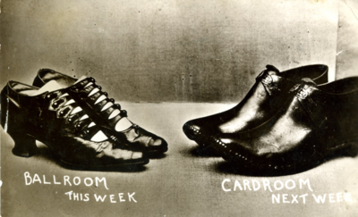 'Ballroom this week, Cardroom next week' - Holiday Wind-Ups postcard